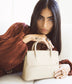 SILVA SM Small Vegan Satchel - UPPEAL™ | Color: Pearl - variant::Pearl