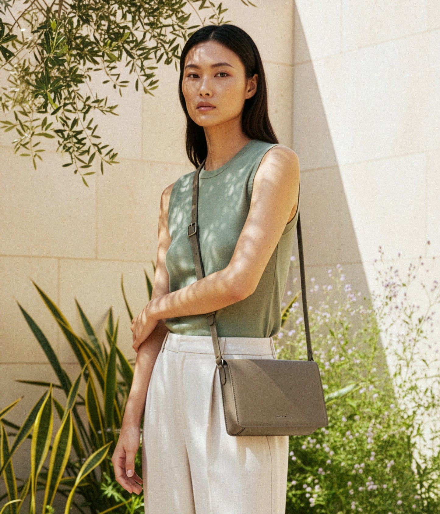 THERESA LG Vegan Crossbody - UPPEAL™ | Color: Cappuccino - variant::cappuccino