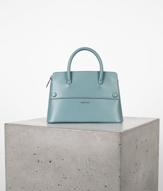 SILVA SM Small Vegan Satchel - UPPEAL™ | Color: Pearl - variant::Pearl