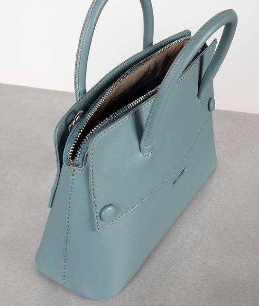 SILVA SM Small Vegan Satchel - UPPEAL™ | Color: Pearl - variant::Pearl