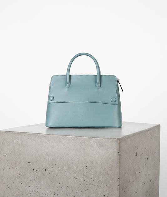 SILVA SM Small Vegan Satchel - UPPEAL™ | Color: Pearl - variant::Pearl