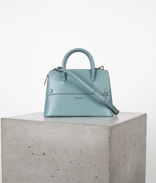 SILVA SM Small Vegan Satchel - UPPEAL™ | Color: Pearl - variant::Pearl