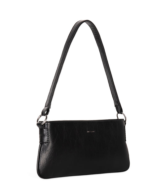 YVONNE Vegan Shoulder Bag - Theme | Color: Black - variant::black
