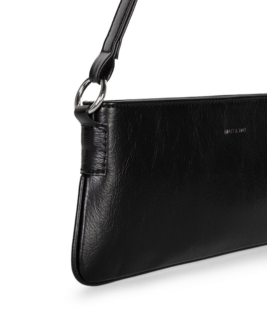 YVONNE Vegan Shoulder Bag - Theme | Color: Black - variant::black