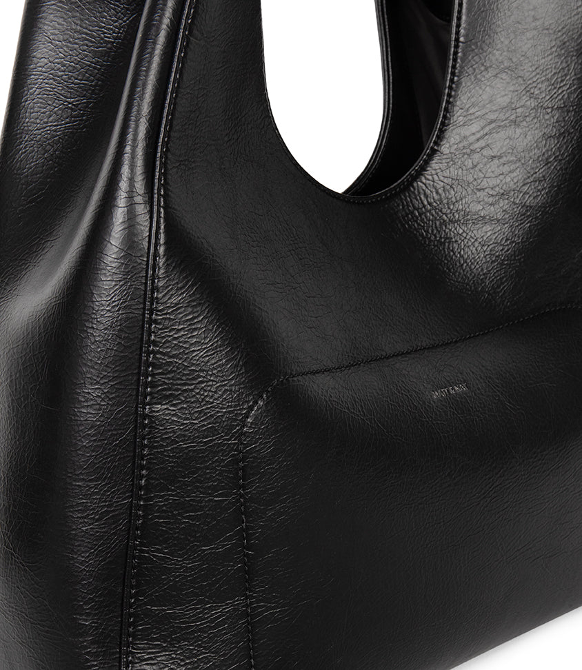 VERMONT Vegan Hobo Bag - Theme | Color: Black - variant::black