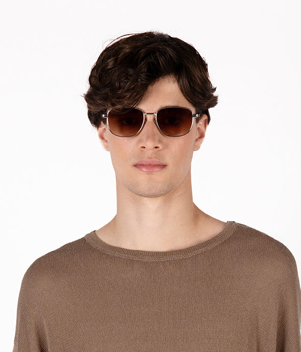 EDEN Metal Sunglasses | Color: Silver - variant::silver