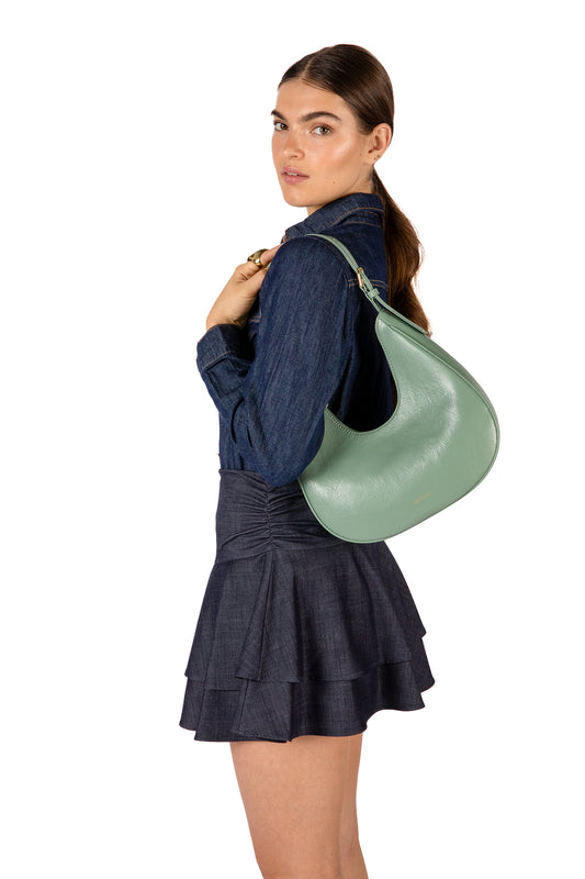 CELLO Vegan Shoulder Bag – Theme | Color: Tea - variant::tea