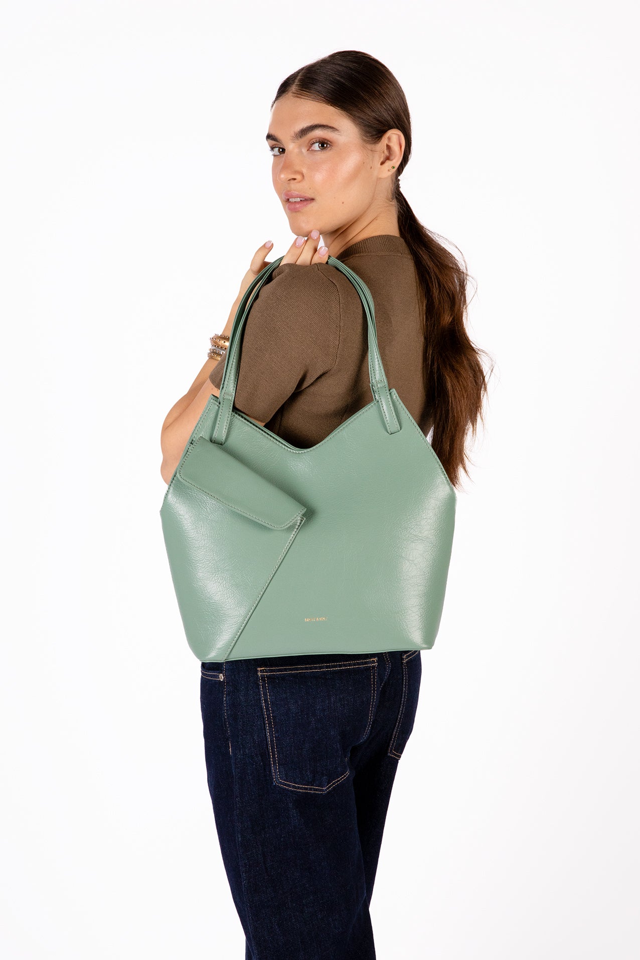 GIANI SM Vegan Tote – Theme | Color: Tea - variant::tea