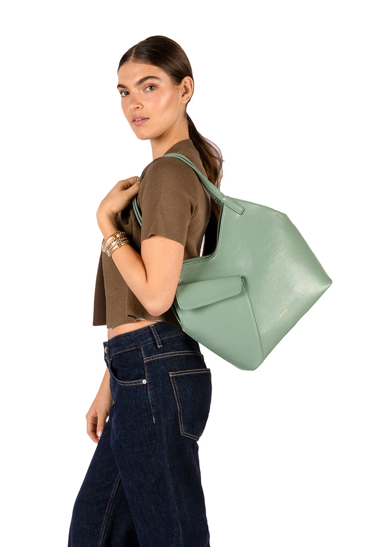 GIANI SM Vegan Tote – Theme | Color: Tea - variant::tea
