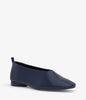 DRE Women's Vegan Heeled Flats | Color: Blue - variant::mystic
