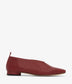 DRE Women's Vegan Heeled Flats | Color: Red - variant::ruby