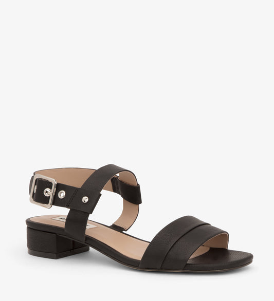 JOJO Vegan Block Heel Sandals | Color: Black - variant::black