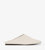 AROLA Vegan Square Toe Mule Shoes | Color: White - variant::white