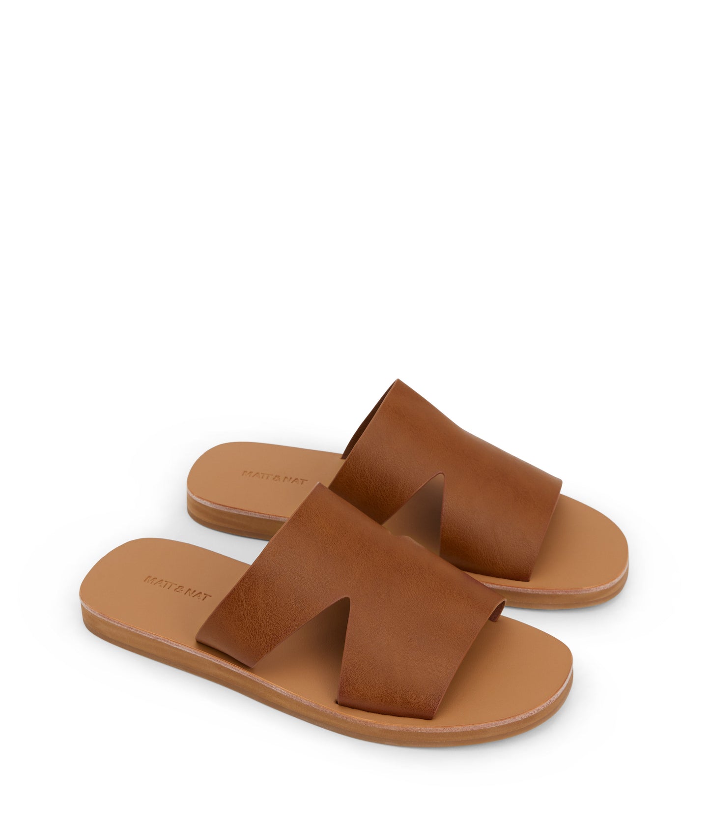 LILY Vegan Sandals | Color: Brown - variant::chili/natural