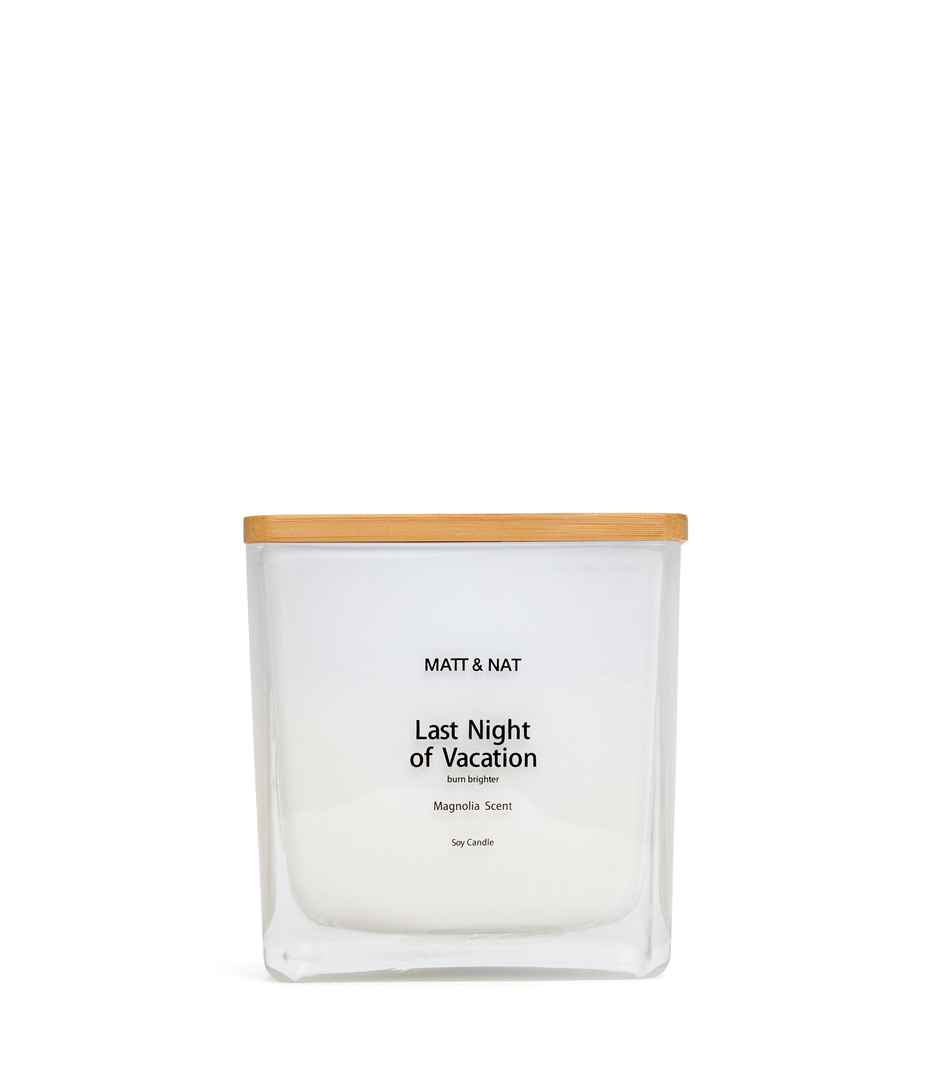 Last Night Of Vacation Large Soy Candle | Color: White - variant::white